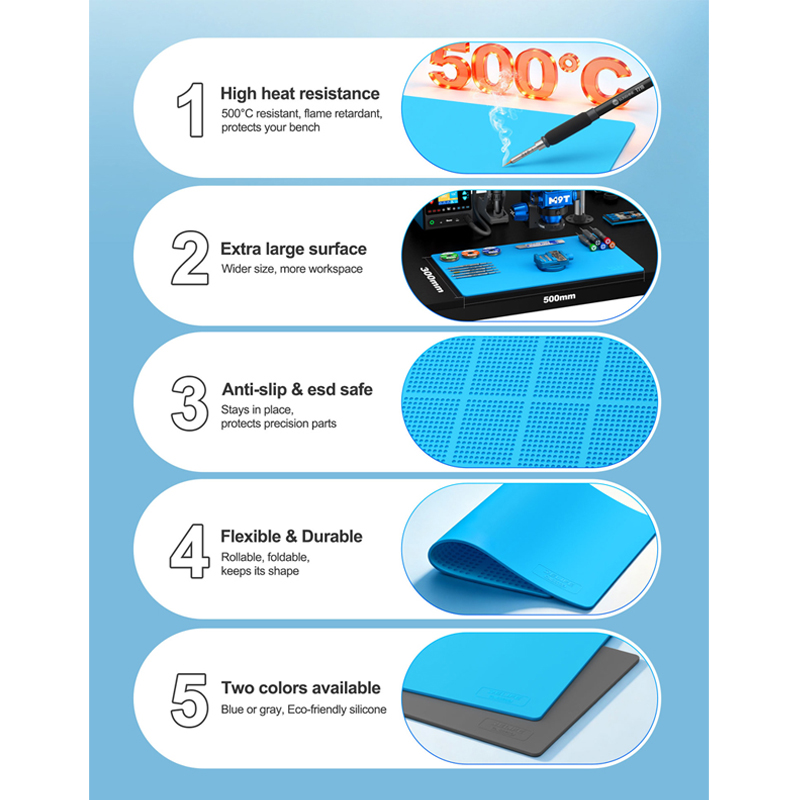 RELIFE RL-004DS Heat-Resistant - огляд і ціна Electronics Repair Mat