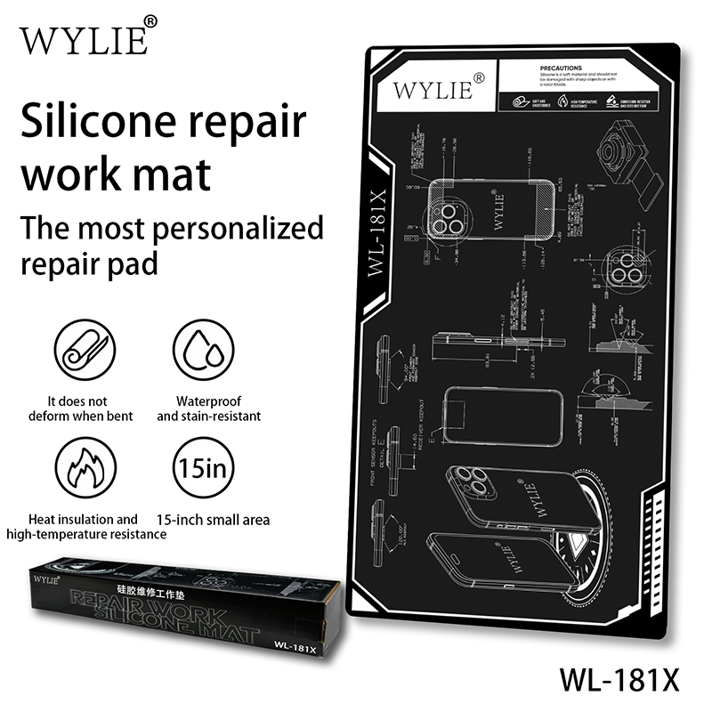 WYLIE WL-181X Heat Resistant I - огляд і ціна Electronics Repair Mat