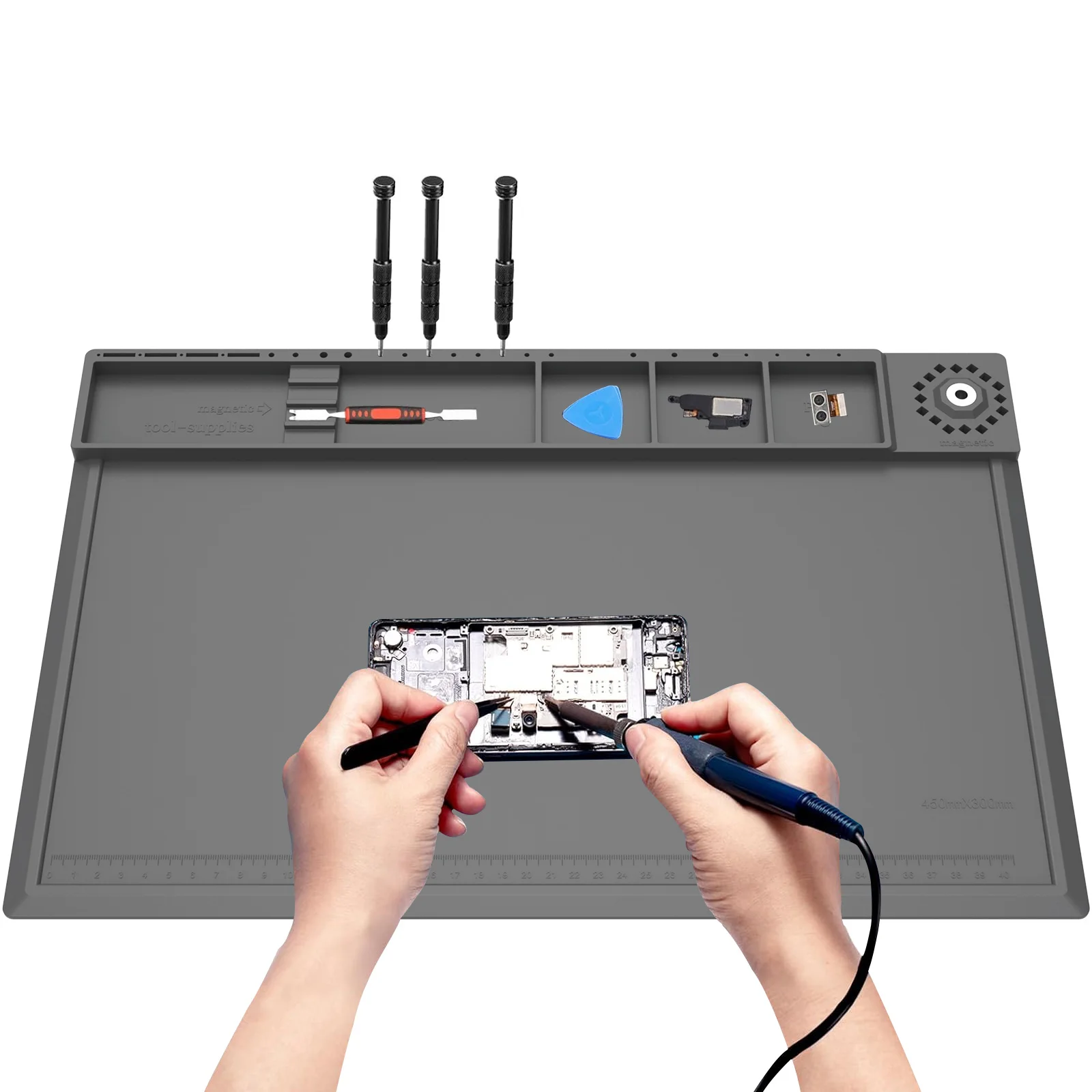 Soldering Station Mat Silicone - огляд і ціна Electronics Repair Mat
