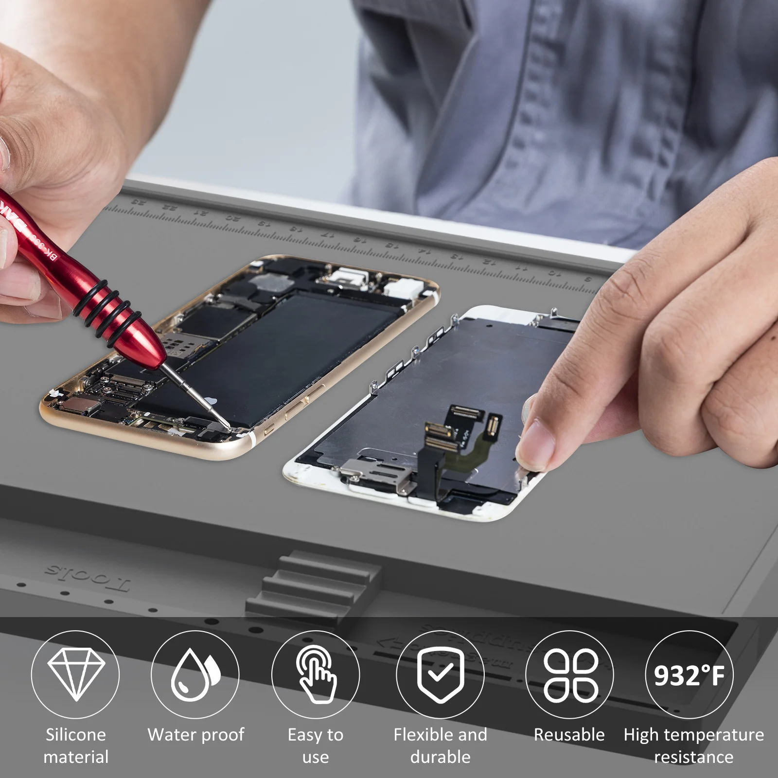 Soldering Station Mat Silicone - огляд і ціна Electronics Repair Mat