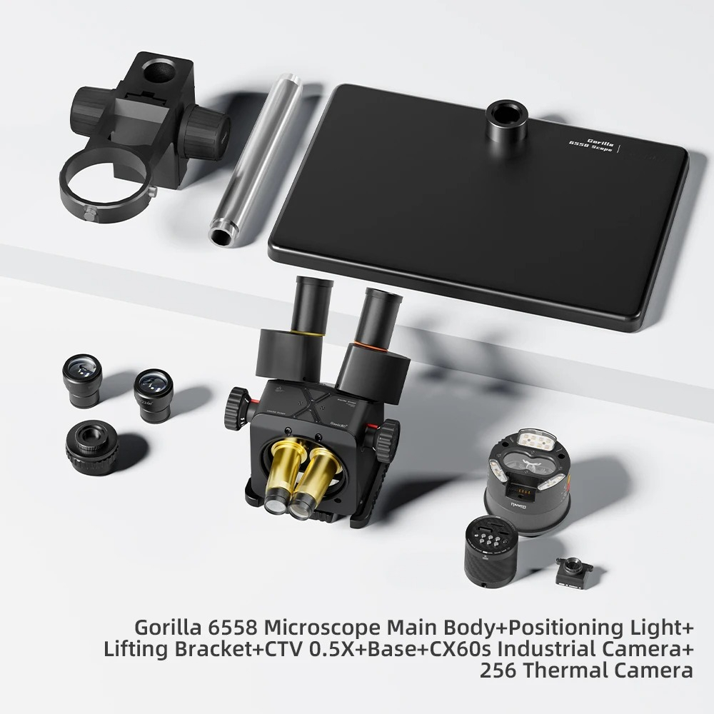 Qianli 6558 Gorilla Trinocular - огляд і ціна Electronic Repairing