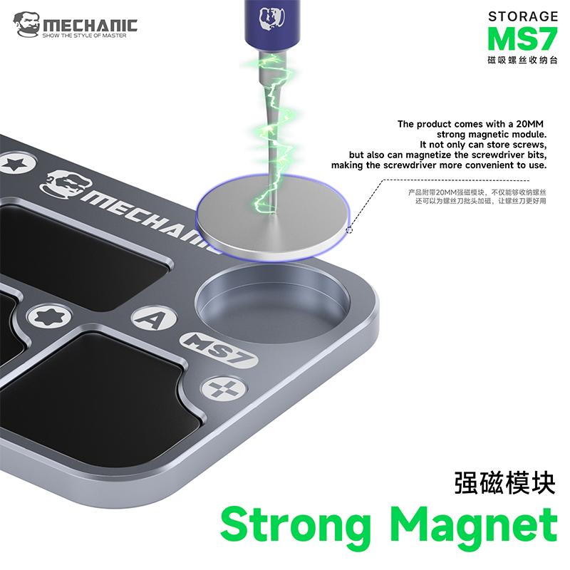 MECHANIC MS7 Magnetic Screw St - огляд і ціна Electronics Repair Mat