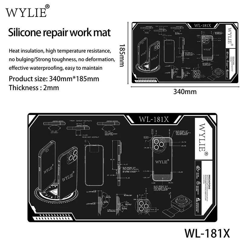 WYLIE WL-181X Silicone Solderi - огляд і ціна Electronics Repair Mat