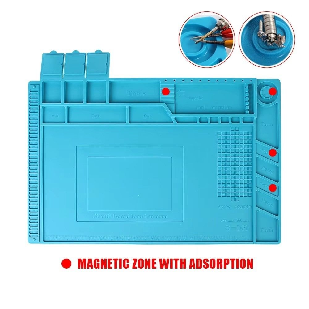 Silicone Soldering Station Mat - огляд і ціна Electronics Repair Mat