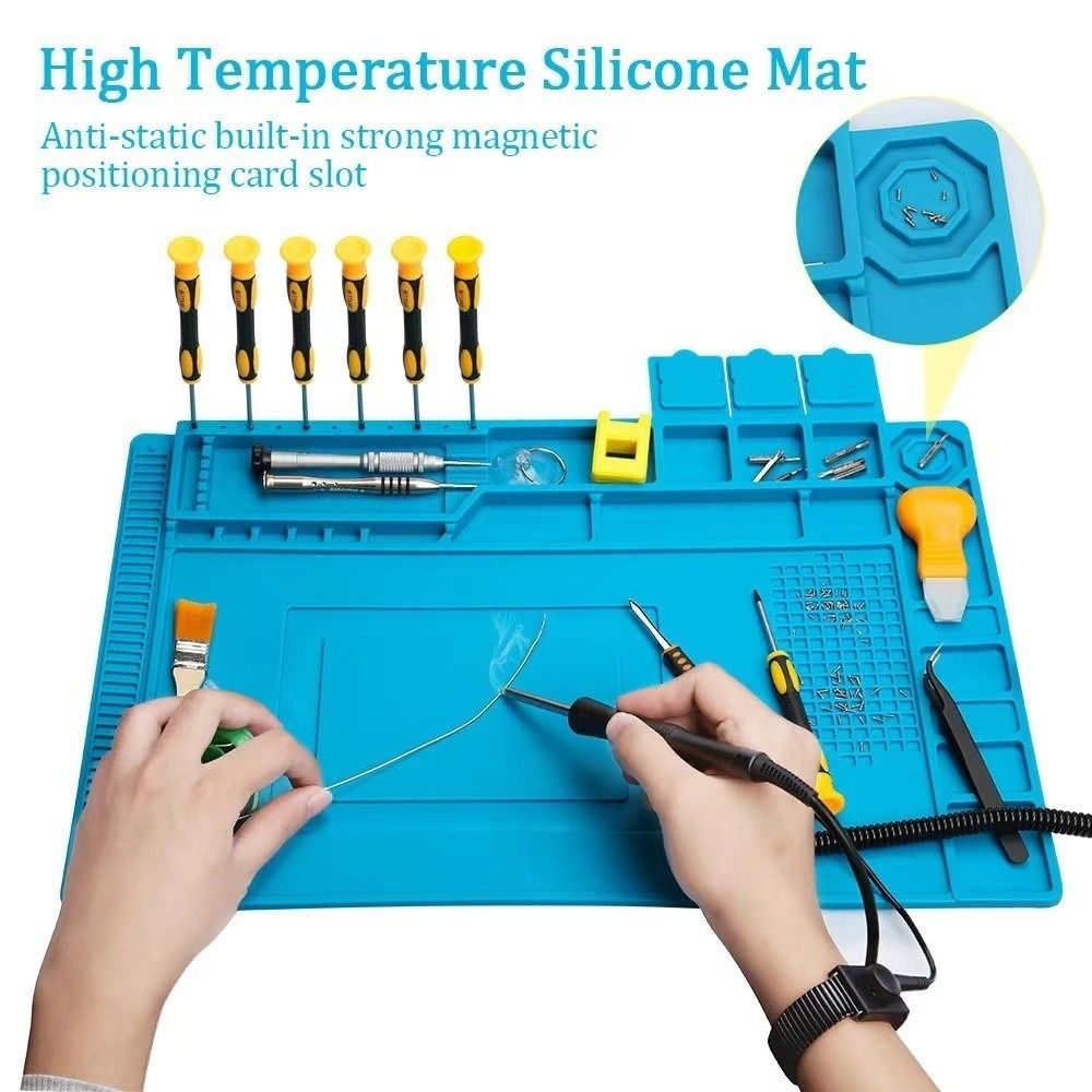 Silicone Soldering Station Mat - огляд і ціна Electronics Repair Mat